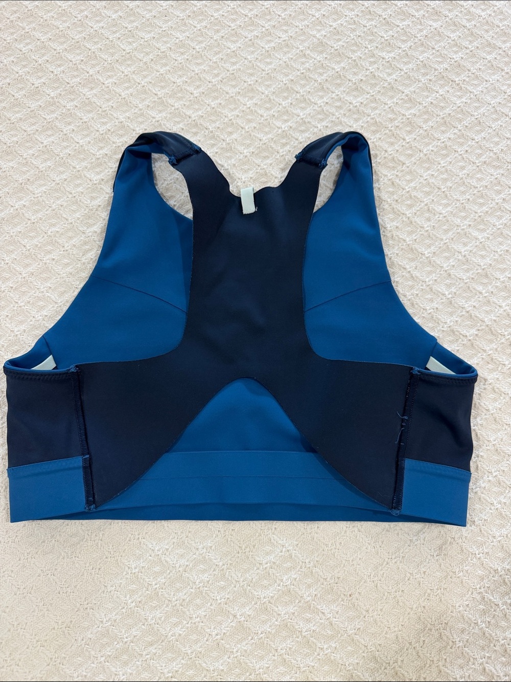 Brooks High-Neck Sports Bra - Teal Blue - Picture 6 of 6